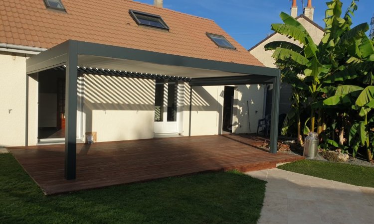 Installation d'une Pergola Bioclimatique à Orléans